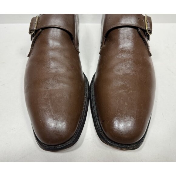Church’s Becket Monk Strap Shoes Size 12 US B Made in England Brown‎ main image 5